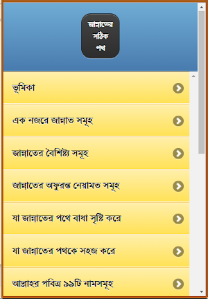 জান্নাতের সঠিক পথ Screenshot 0