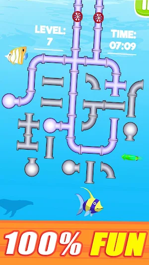 Sea Plumber 2 : connect the pipes (plumbing game) Screenshot 2
