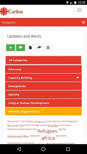 Caritas Community Screenshot 0