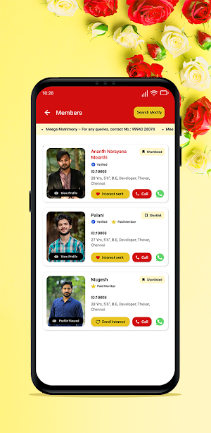Meega Matrimony Screenshot 3