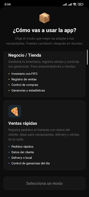 Mi Sistema Personal Screenshot 1