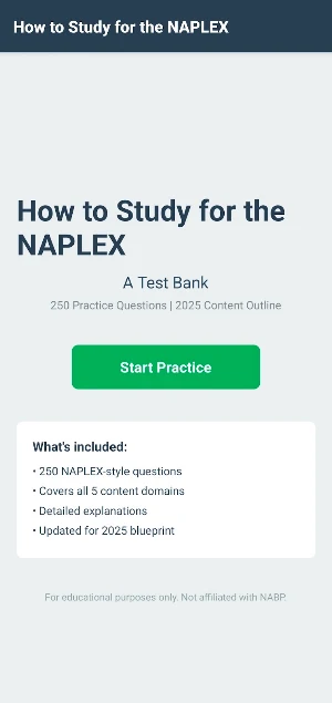Study for NAPLEX : A Test Bank Screenshot 0