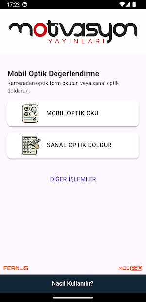 Motivasyon Optik Okuma Screenshot 0