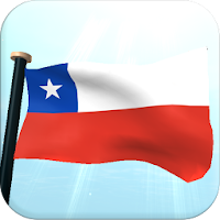 Chile Flag 3D Free Wallpaper