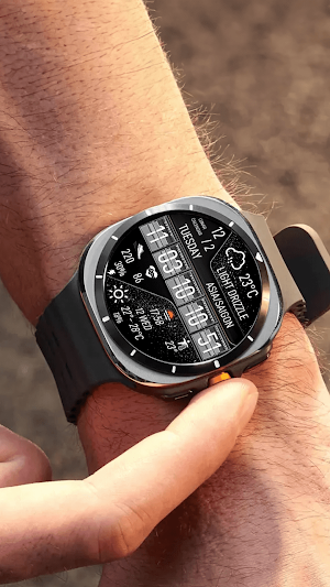 N-SPORT734 DigitalWeather Face Screenshot 0