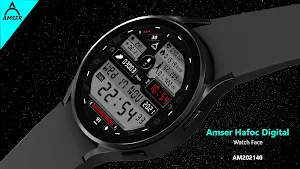 Amser Hafoc Digital Watch Face Screenshot 2