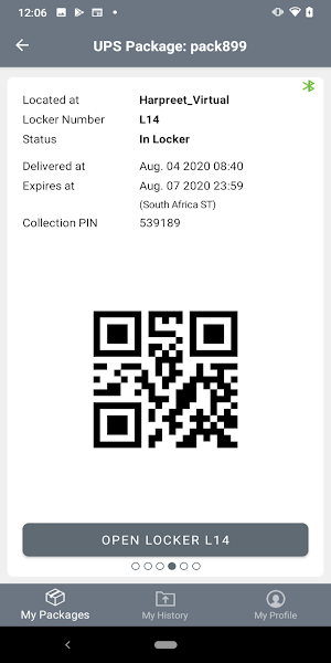 TZ SmartWork Locker App Screenshot 1