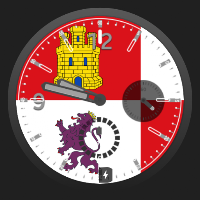 Esfera bandera Castilla y León