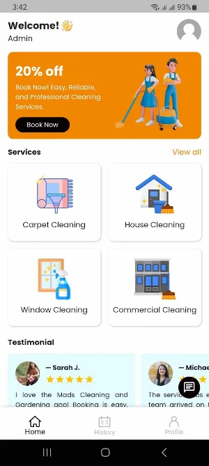 Mads Cleaning and Gardening Screenshot 0