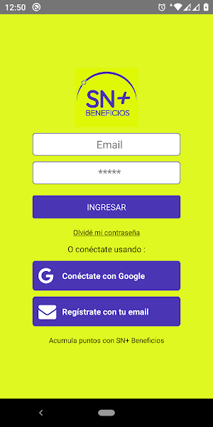SN+ Beneficios Screenshot 0