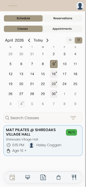 Pilates Barn Screenshot 0
