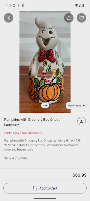 Sostenuto Arts Polish Pottery Screenshot 3