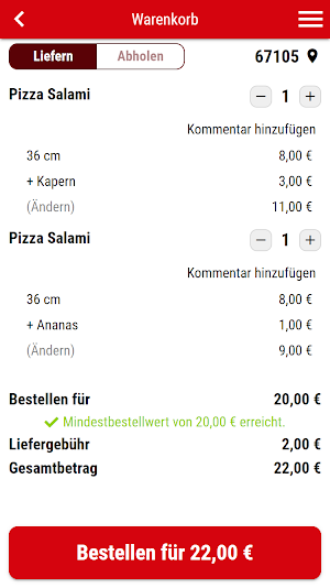 West Pizza & Kebaphaus Screenshot 1