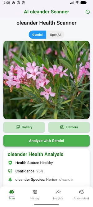 AI Oleander Scanner Screenshot 3