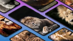 Lion wallpaper background Screenshot 0