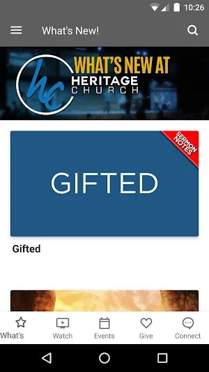 Heritage Church App Screenshot 0