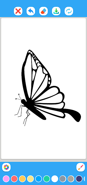 Butterfly Coloring Book Screenshot 3