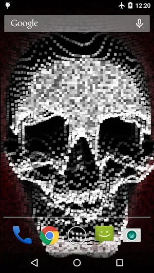 Halloween Skull Live Wallpaper Screenshot 1