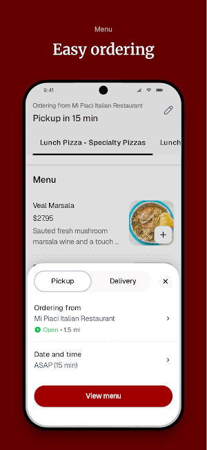 Mi Piaci Italian Restaurant Screenshot 2