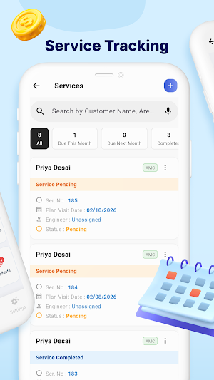 AMC Management: Service CRM Screenshot 1