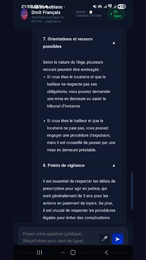 Juridique FR : droit français Screenshot 1