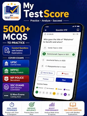 My TestScore- Mock test & PYQ Screenshot 1