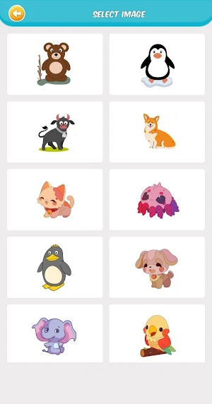 Coloring Cartoon Animals Screenshot 0