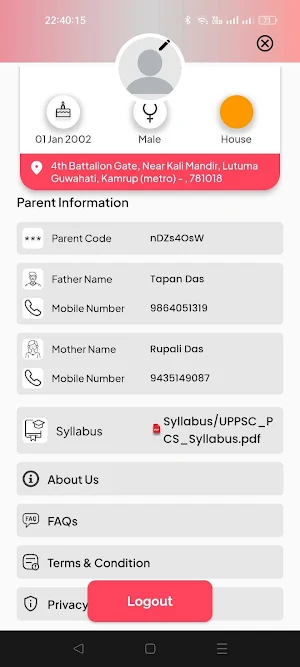 South Point School App Screenshot 2