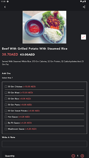 Be Fit Restaurant Screenshot 1