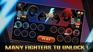 Stickman Warriors:UFB Fighting Screenshot 1