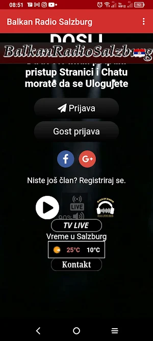 Balkan Radio Salzburg Screenshot 1