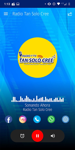 Radio Tan Solo Cree Mexico Screenshot 0