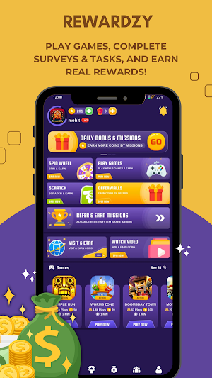 Rewardzy: Play, Earn & Win Screenshot 0