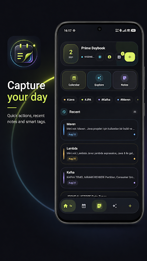 Prime Daybook Screenshot 0