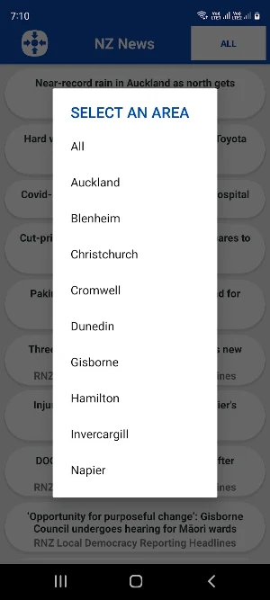 New Zealand News Feeds Screenshot 1