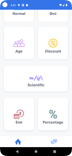 Multiple Calculator Screenshot 1