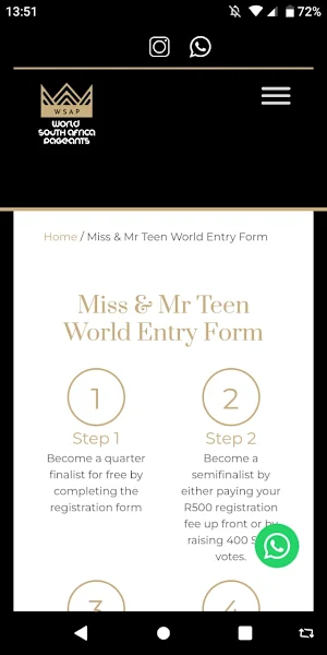 World South Africa Pageants Screenshot 3