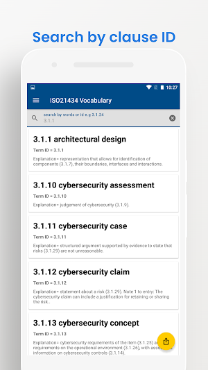 ISO21434 Vocabulary Screenshot 3