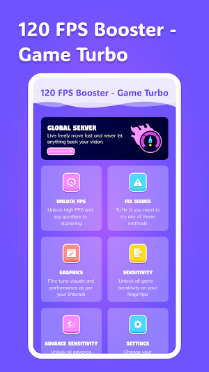 120 FPS Booster - Game Turbo Screenshot 0
