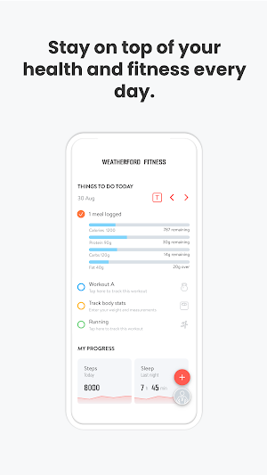 Weatherford Fitness Screenshot 1