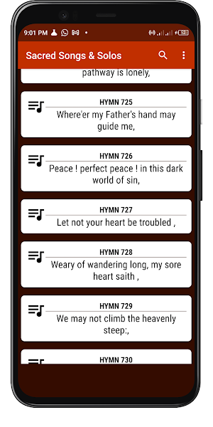 Sacred Songs & Solos Tunes Screenshot 1