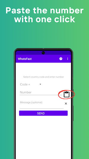 WhatFast - Direct Chat Screenshot 1