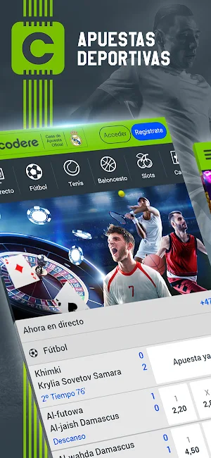 Codere - Apuestas Deportivas y Casino Screenshot 0