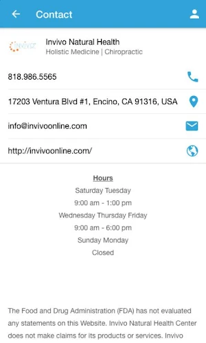Invivo Natural Health Screenshot 1
