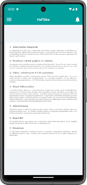 HalTéka Screenshot 2