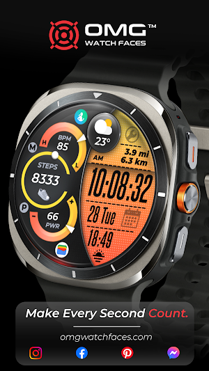 OMG 289 - Digital Watch Face Screenshot 3