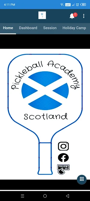 Pickleball Academy Scotland Screenshot 1