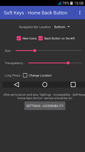 Soft Keys - Home Back Button Screenshot 2