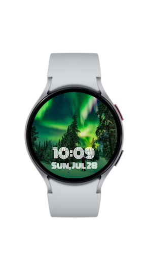 Aurora Borealis Watch Face Screenshot 3