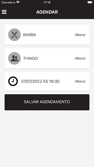Thiago Barbearia Screenshot 1